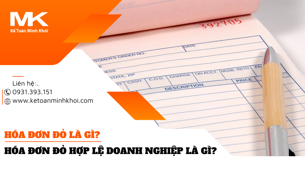 Hóa đơn đỏ hợp lệ cho doanh nghiệp